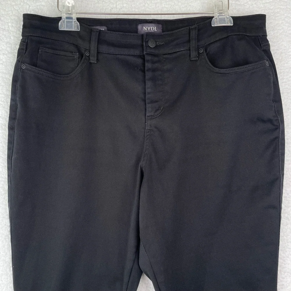 NYDJ Ami Skinny‎ Black High Rise Lift Tuck Stretch Jeans Womens No Size ? 16?